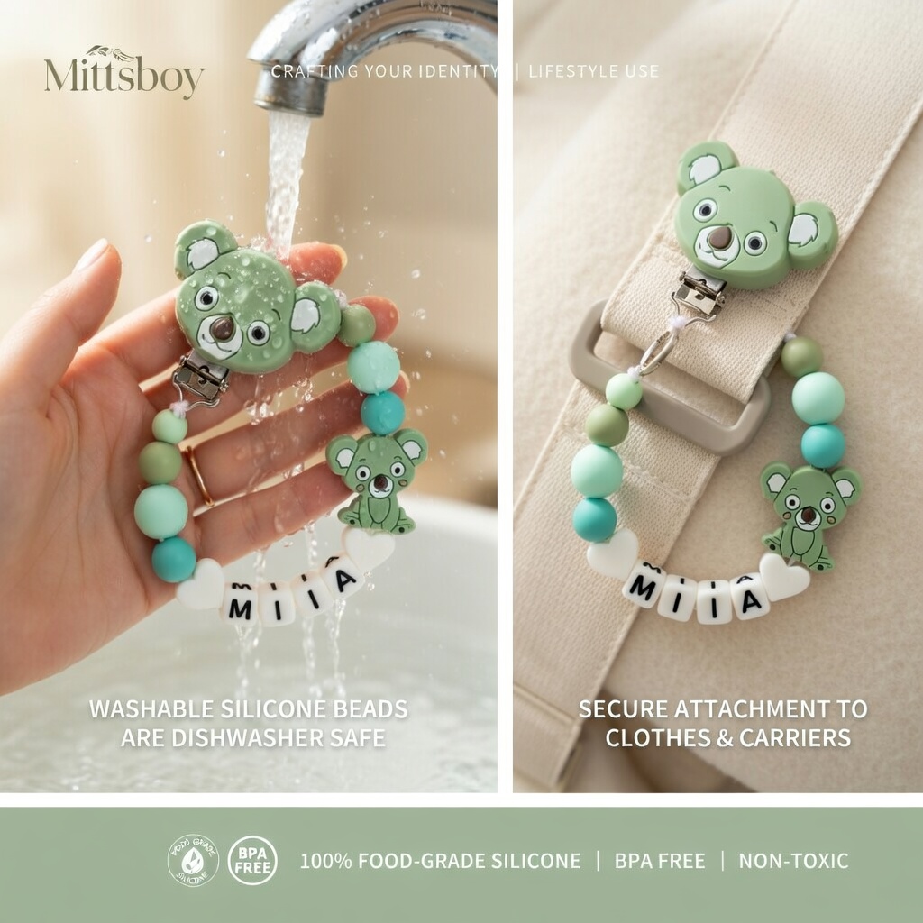 Silicone Baby Pacifier Clip Te - đánh giá và giá Baby Products Nipples