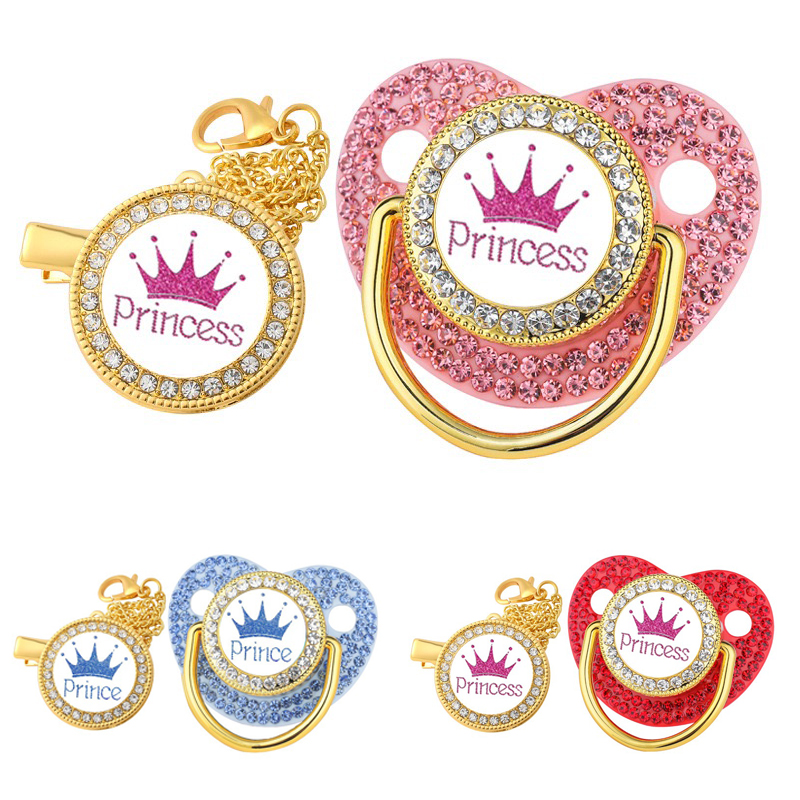 Luxury Crown Pacifier Clip Cha - đánh giá và giá Baby Products Nipples